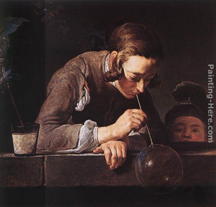 Jean Baptiste Simeon Chardin The Soap Bubble
